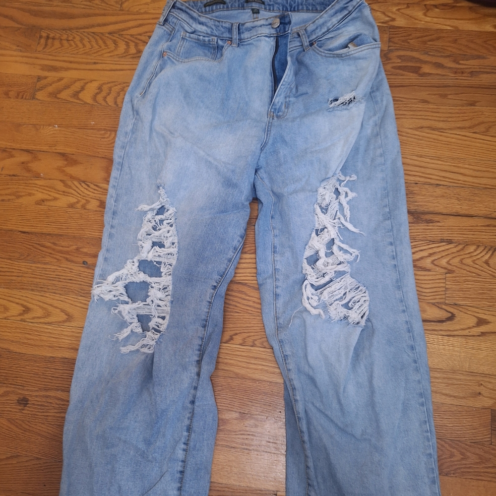 Wild Fable Light Blue Distressed Jeans